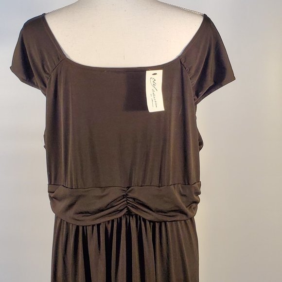 NWT NY Collection BLACK MAXI DRESS - Sz: 2x - Picture 5 of 5